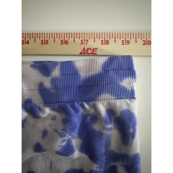 Spiritual Gangster Laguna Tie Dye Joggers Sweatpants Sz L Blue & White Stretchy - Picture 7 of 11